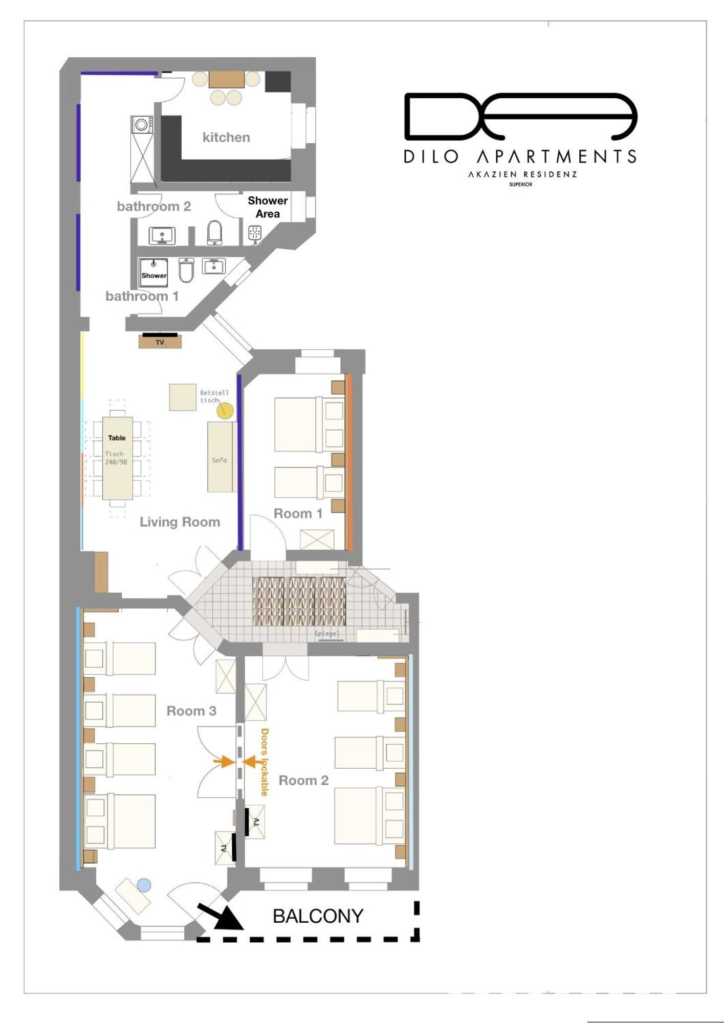 Dilo Apartments Berlin Luaran gambar
